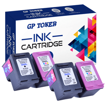 Ersatztintenpatronen für HP Deskjet 2630 3720 3735 GP-H304XL BK+CMY x2