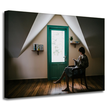 Leinwanddruck People Woman Chillout 40x30 cm