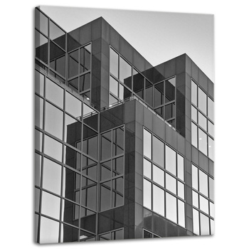 Leinwandgemälde Architektur Gebäude Stadt 30x40 cm