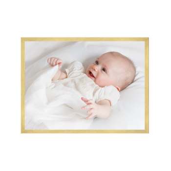 Dein Foto als WIZARD Poster + Goldrahmen 70x50 cm