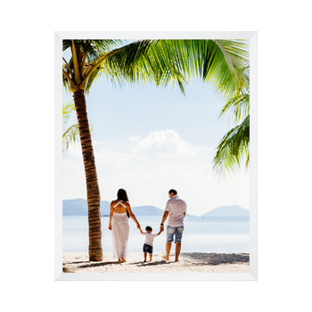 Dein Foto als Poster + weißer Rahmen 40x50