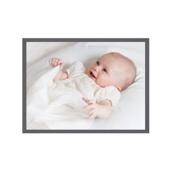 Ihr Foto als WIZARD-Poster + grauer Steinrahmen 70x50 cm