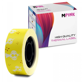 Thermoetikettenpapierband MP-RL-15*4M-YL Yellow Lanter