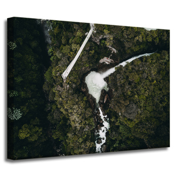 Leinwandgemälde Natur Vogelperspektive 40x30 cm