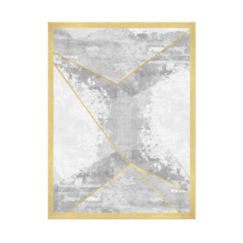 Poster Abstraktion_3 40X50 cm + Goldrahmen