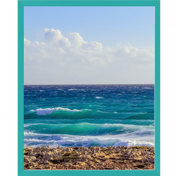 Fotorahmen 24x30 cm Farbe Türkis Meer - Fotorahmen