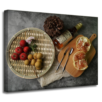 Leinwandgemälde Kitchen Fruits Komposition 40x30 cm
