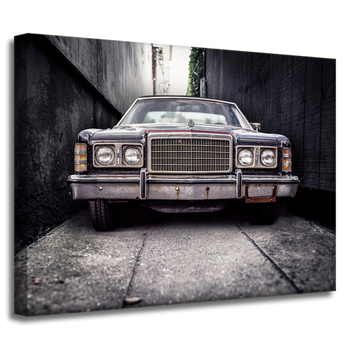 Leinwandgemälde Vintage Altes Oldtimer 40x30 cm