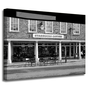 Leinwanddruck Architektur Starbucks Kaffee 40x30 cm