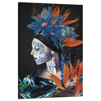 Malerei auf Leinwand Gemalte Frau Natur Natur 80x120 cm