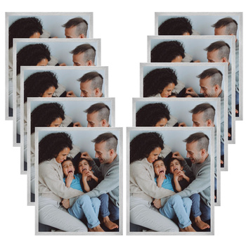 10xSilberrahmen 40x50, I L13,15,039 Plexi