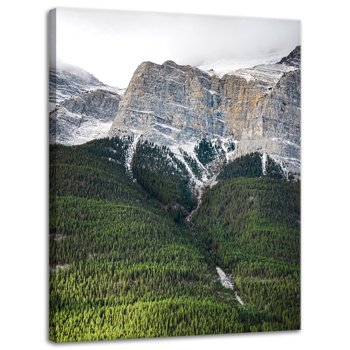 Leinwandgemälde Natur Bergblick 30x40 cm