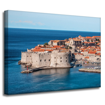 Leinwandgemälde Architektur Kroatien 40x30 cm
