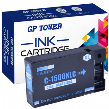 Ersatztinte für Canon PGI-1500XLC Maxify MB2000 MB2050 MB2150 MB2350 MB2700 MB2750 - GP-C1500XL C