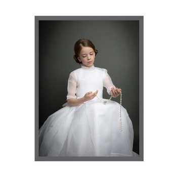 Ihr Foto als Poster + grauer Steinrahmen 24x30 cm