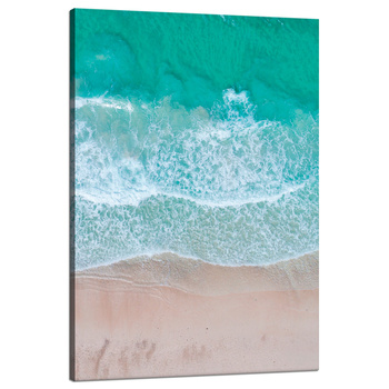 Leinwandgemälde Wasser Schaum Wellen Meer Natur 80x120 cm