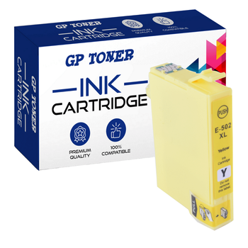 Tinten für EPSON 502XL XP-5100 WF-2800 WF-2860 - GP-E502XL Y Gelb