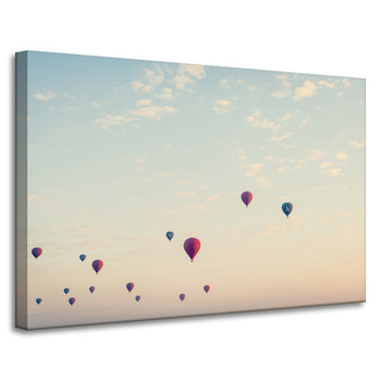 Leinwandgemälde Jugendballons Himmel 90x60