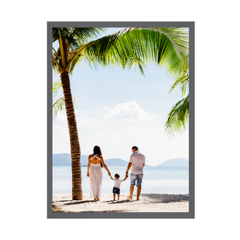 Ihr Foto als Poster + grauer Steinrahmen 40x50 cm