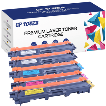 Ersatztoner für Brother DCP-9015CDW DCP-9020CDW HL-3140CW MFC-9140CDN 9340CDW - GP-B245CMYKK