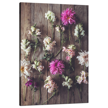 Leinwandgemälde Blumen Natur Pflanzen Maiglöckchen 80x120