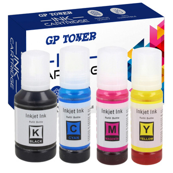 Set mit 4 Ersatztinten für Epson EcoTank 2710 2726 1810GP-E102/104CMYK