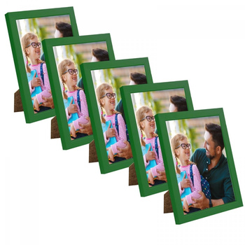 SET Grüner Fotorahmen 18x24 - 5 Stk