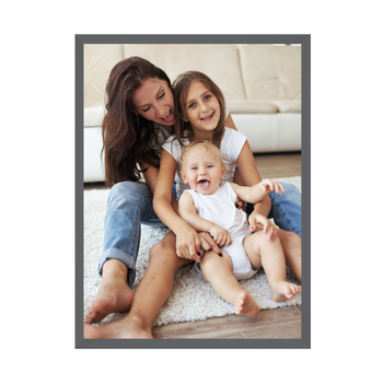 Ihr Foto als Poster + grauer Steinrahmen 30x40