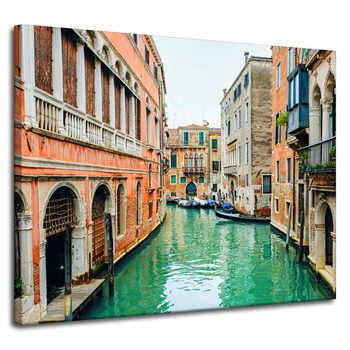 Leinwandgemälde Architektur Venedig 100X80 cm