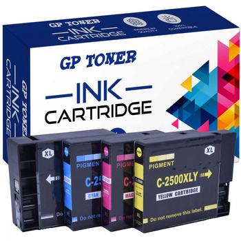 Ersatztintenset für Canon PGI-2500XL Maxify iB4000 iB4050 iB4150 MB5000 MB5155 MB5350 MG5450- GP-C2500XL CMYK