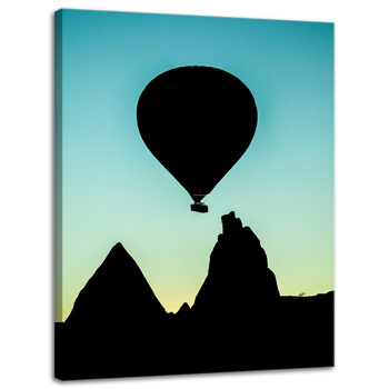 Leinwanddruck Natur Ballonfahrt 30x40 cm
