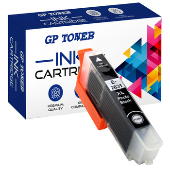 Ersatztinte Epson XP-600, XP-700, XP-800 – Fotoschwarz GP-E2631XL BK