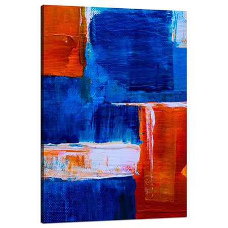 Leinwandgemälde Abstraktes Meisterwerk AUF LEINWAND 80x120
