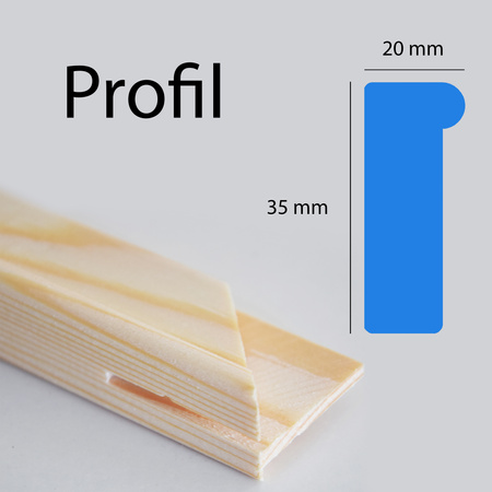 Spannrahmen Malerwebstuhl 140X20 cm