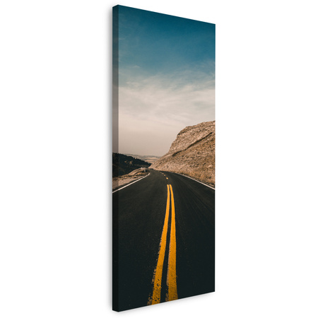 Leinwandgemälde Nature Road 40x120 cm