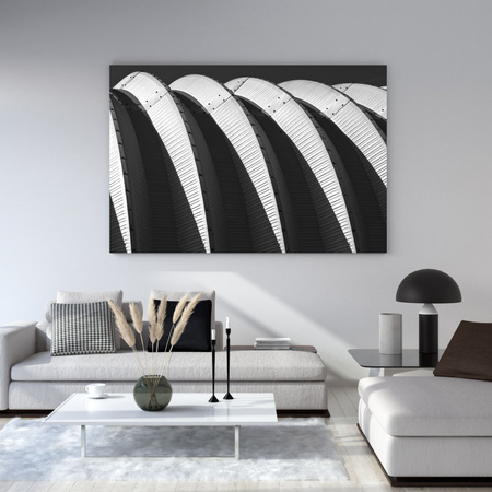 Leinwandgemälde Abstrakt Abstraktes Gebäude 40x30 cm