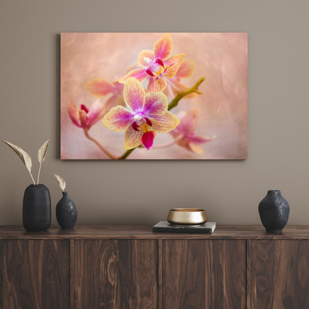 Leinwandgemälde Botanik Orchidee 40x30 cm