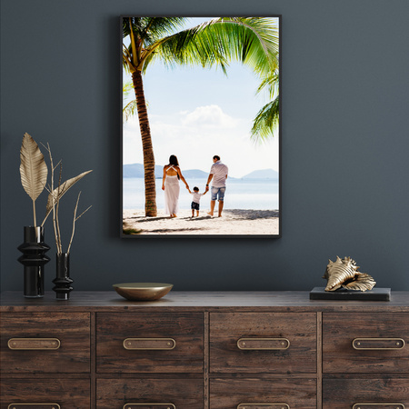 Dein Foto als Poster + Silberrahmen 40x50 cm