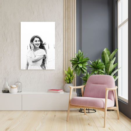 Leinwanddruck Menschen Frau Lächeln 30x40 cm