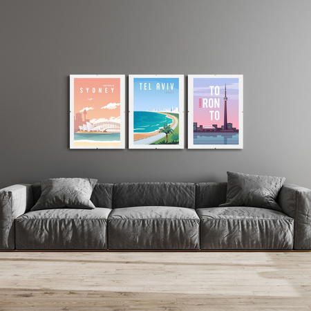 Cliprahmen Plexiglasrahmen, 21x29,7 cm (A4)