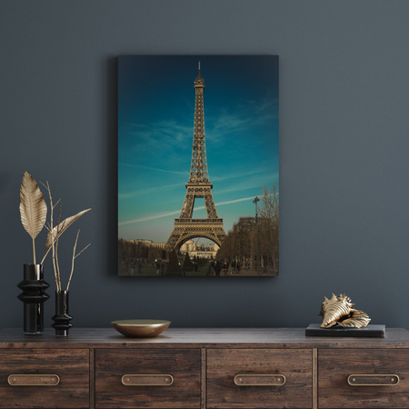 Leinwandgemälde Architektur Eiffelturm 30x40 cm
