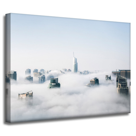 Leinwandgemälde Architektur Wolkenkratzer 40x30 cm