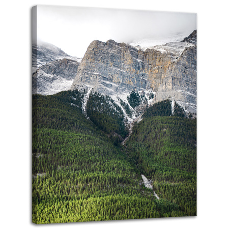 Leinwandgemälde Natur Bergblick 30x40 cm