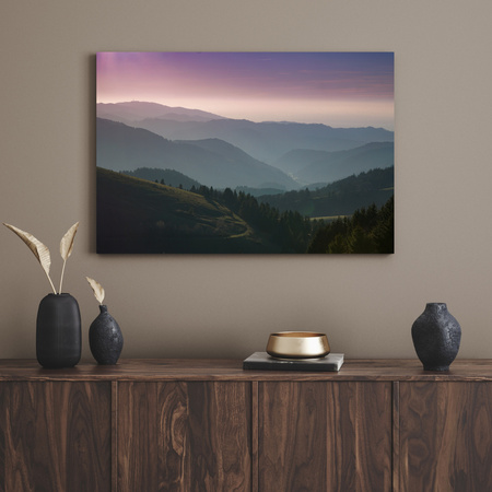 Leinwandgemälde Nature Road 40x30 cm