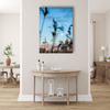 Bild auf Leinwand Nature Glade Meadow Sunrise 80x120