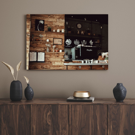 Leinwandgemälde Küche 40x30 cm