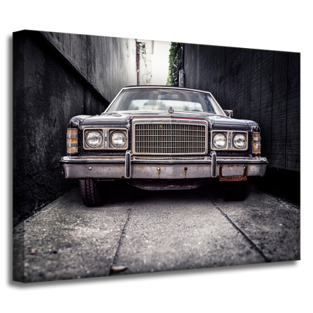 Leinwandgemälde Vintage Altes Oldtimer 40x30 cm