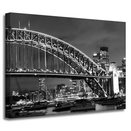 Leinwandgemälde Architektur Bridge_2 40x30 cm