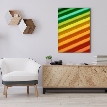 Leinwandgemälde Abstrakte bunte RGB-Lichter 80x120
