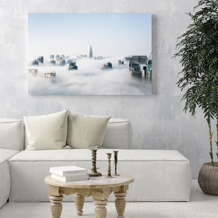 Leinwandgemälde Architektur Wolkenkratzer 40x30 cm